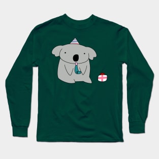 Birthday Party Koala Long Sleeve T-Shirt